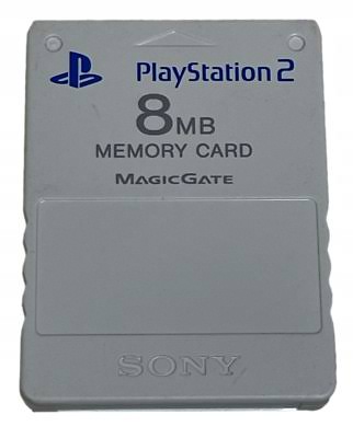 Карта памяти Sony PlayStation 2 Silver (Серебро) Оригинал 8Mb Карта памяти Sony PlayStation 2 Silver (Серебро) Оригинал 8Mb