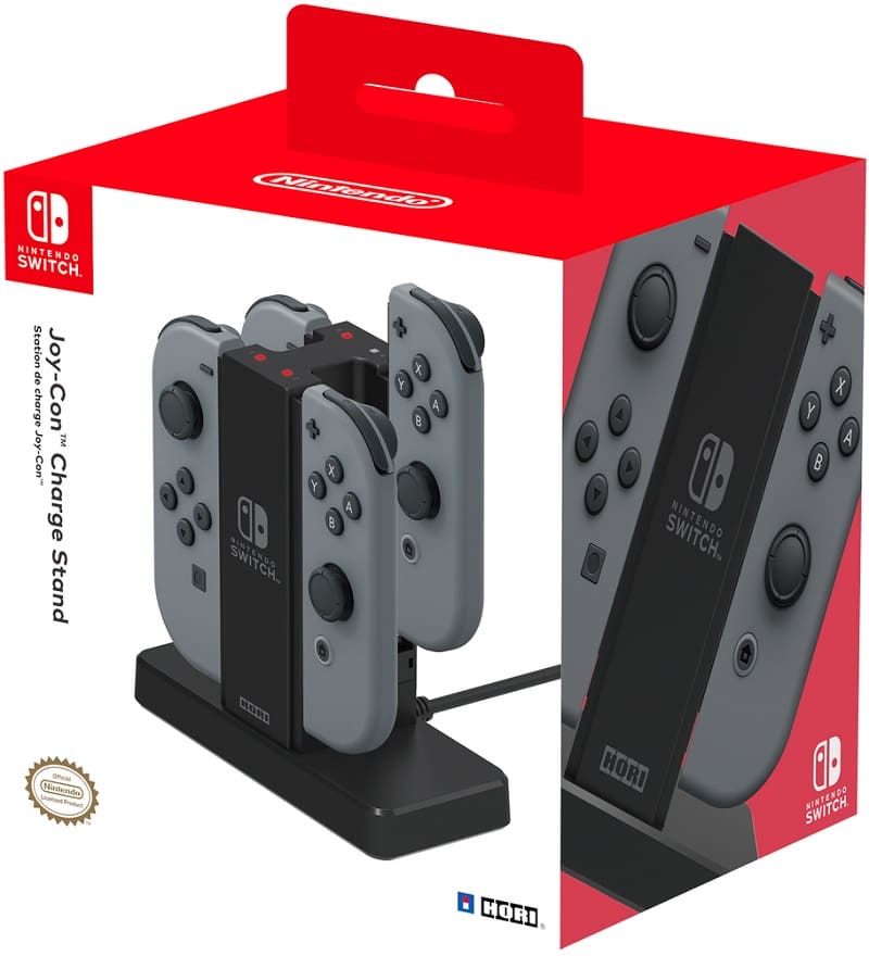 Зарядная станция для 4-х контроллеров Joy-Con Hori (NSW-003U) (Switch)