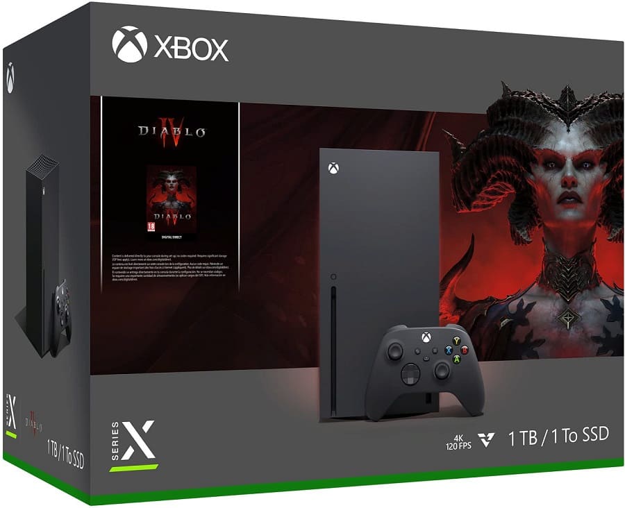 Microsoft Xbox Series X + Diablo IV (цифровой код) Microsoft Xbox Series X + Diablo IV (цифровой код)