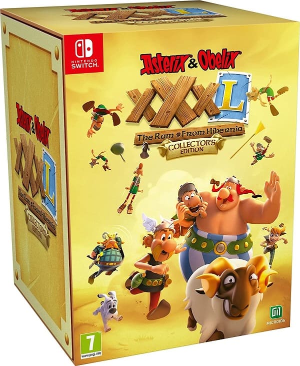 Asterix & Obelix XXXL : The Ram From Hibernia. Collector’s Edition (Nintendo Switch, русские субтитры, БУ)