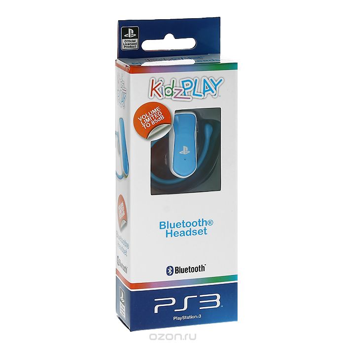 Гарнитура PS3 стерео KidzPLAY голубая