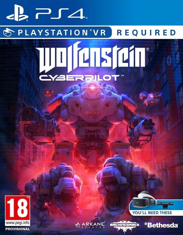 Wolfenstein: Cyberpilot (только для PS VR) (PS4, Англ, БУ)
