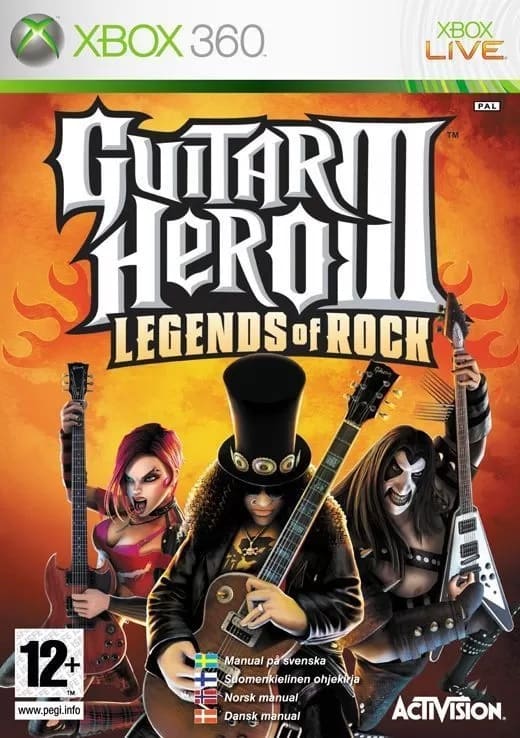 Guitar Hero Legends of Rock (Xbox 360, АНГЛ, БУ)