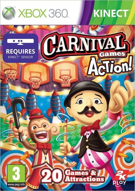 Carnival Games in Action! (Xbox 360, АНГЛ, БУ)