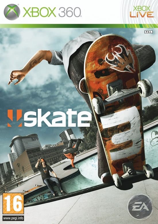 Skate 3 (Xbox 360, АНГЛ, БУ)