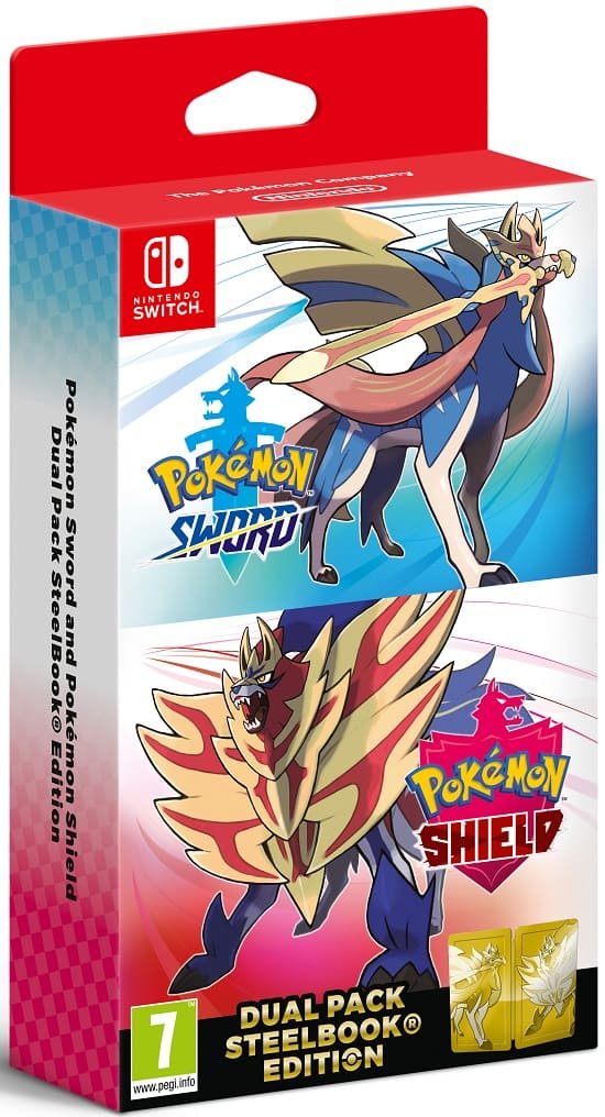 Pokemon Sword and Pokemon Shield Dual Pack (Nintendo Switch, английская версия)
