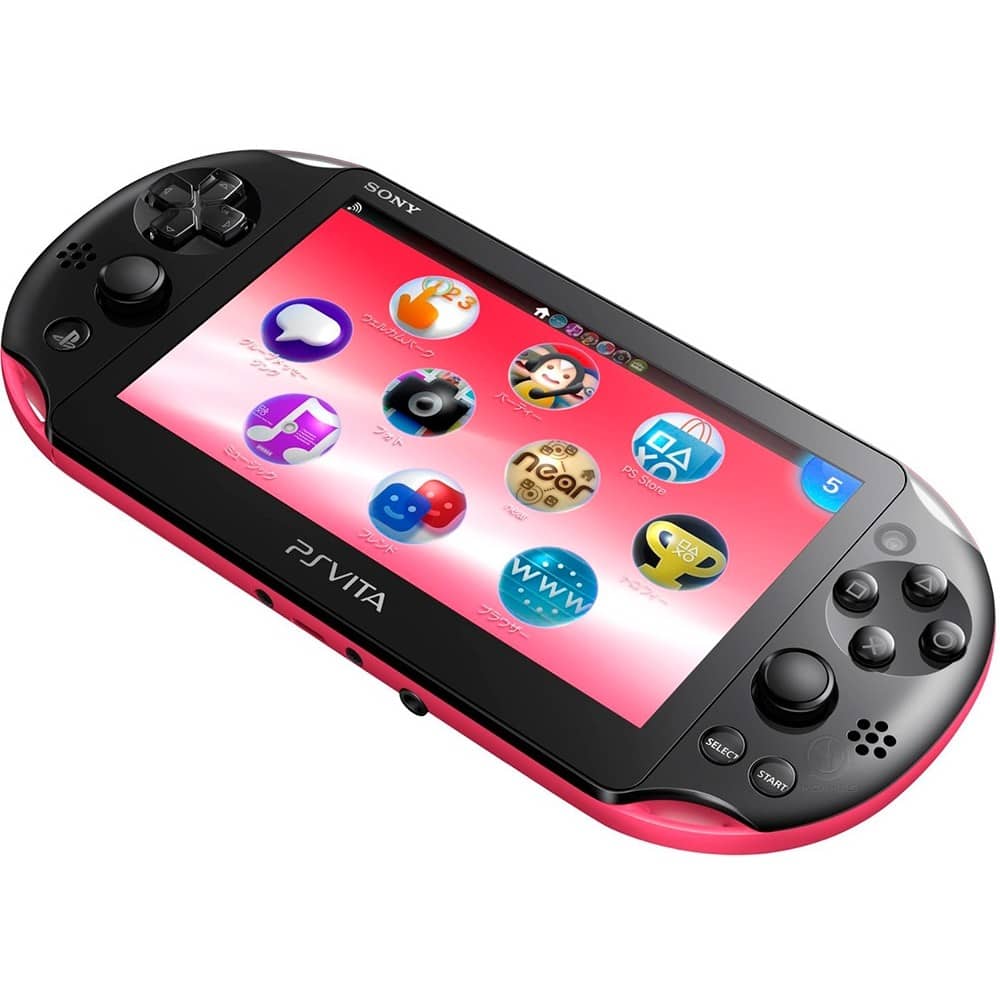Sony PS Vita 2000 Wi-Fi Pink\Black+ карта памяти 16 Gb + Henkaku [БУ]