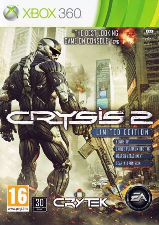 Crysis 2 Limited Edition (Xbox 360, РУС)