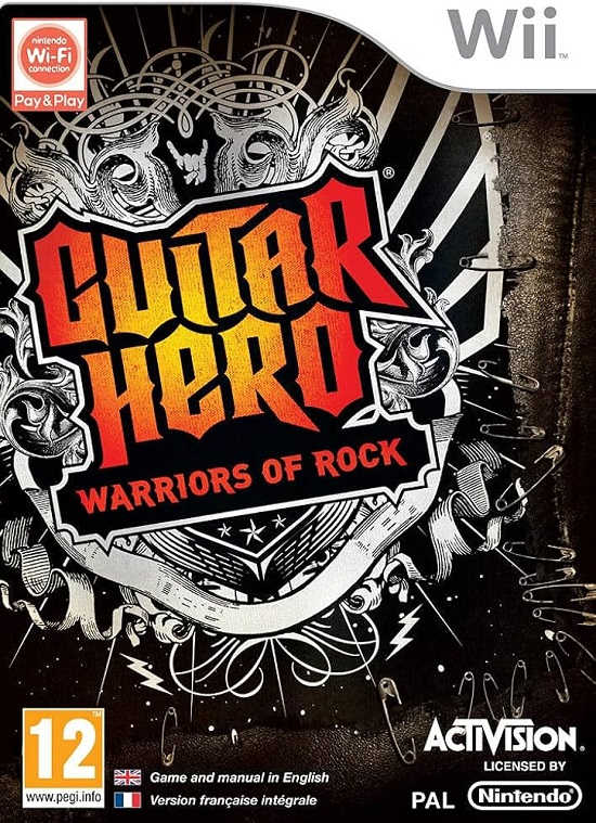 Guitar Hero: Warriors of Rock (Wii, АНГЛ, БУ)