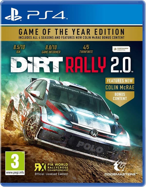 DiRT Rally 2.0 - Game of the Year Edition (PS4, АНГЛ, БУ) DiRT Rally 2.0 - Game of the Year Edition (PS4, АНГЛ, БУ)