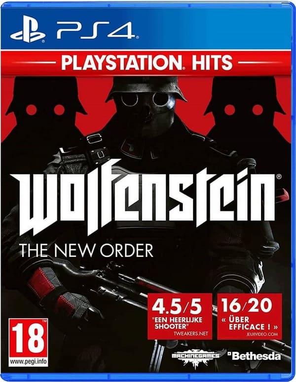 Wolfenstein: The New Order - PlayStation Hits (PS4, русские субтитры, БУ)