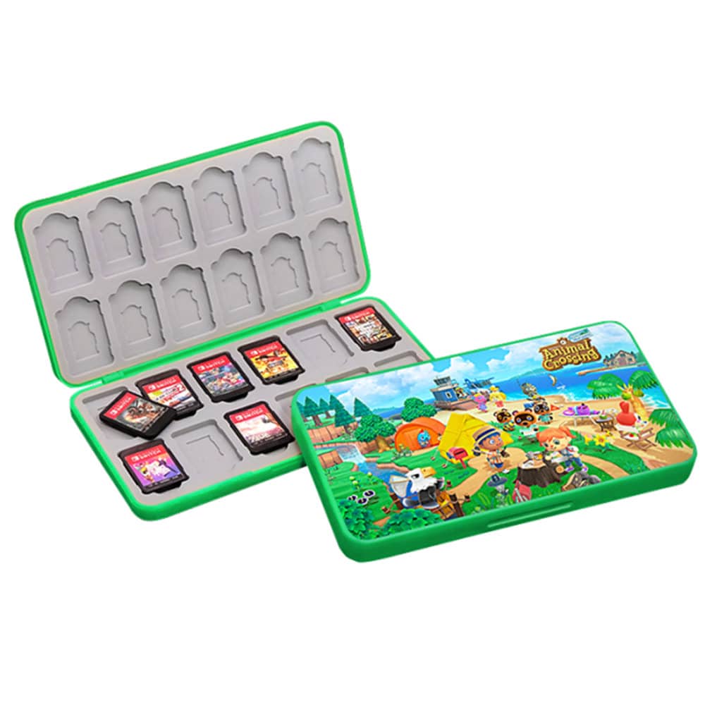 Кейс-футляр для хранения 24 картриджей (игр) Nintendo Switch Premium Game Card Case Animal Crossing