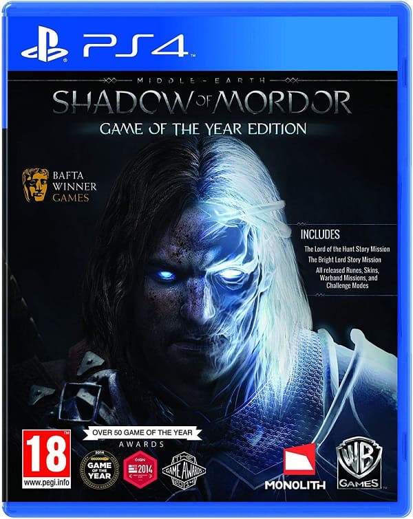 Middle earth: Shadow of Mordor (Средиземье: Тень Мордора) - Game of the Year Edition (PS4, РУС, БУ)