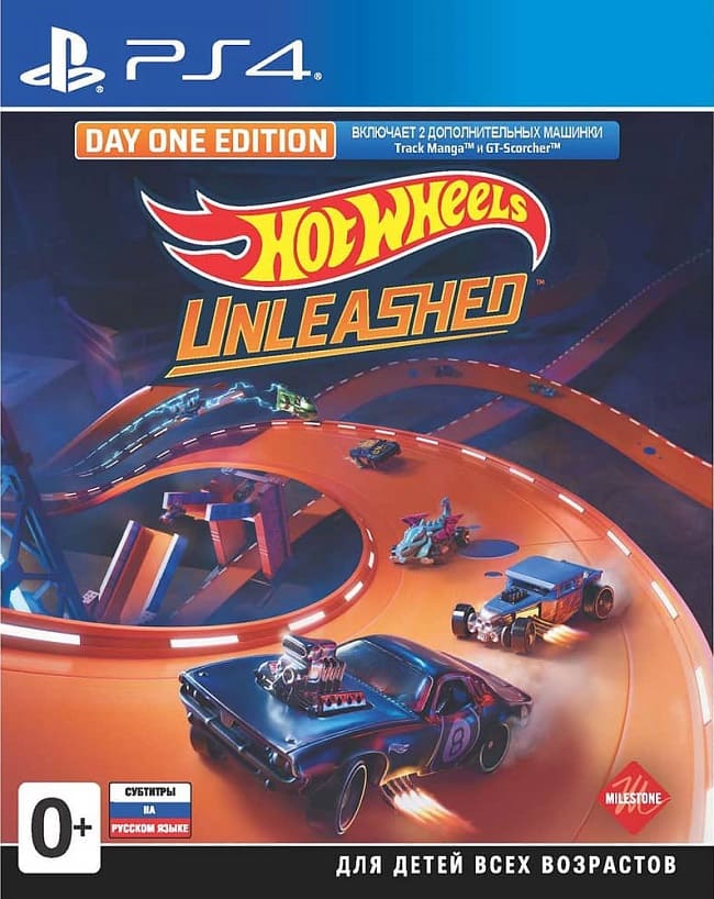 Hot Wheels Unleashed - Day One Edition (PS4, русские субтитры)