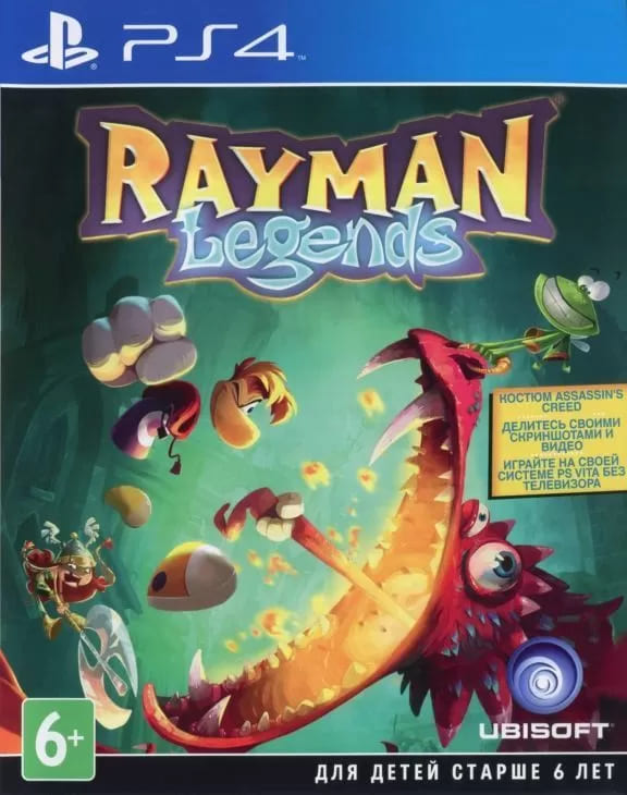 Rayman Legends (PS4, РУС, БУ) (Без Обложки) Rayman Legends (PS4, РУС, БУ) (Без Обложки)