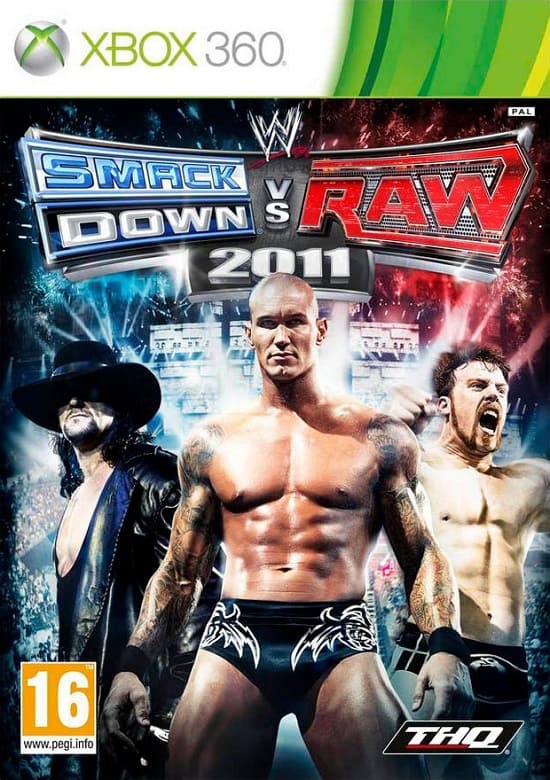 WWE SmackDown vs. Raw 2011 (XBOX 360, АНГЛ, БУ)
