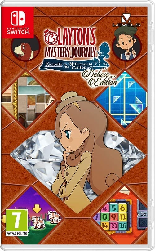 Layton's Mystery Journey: Katrielle and the Millionaires' Conspiracy - Deluxe Edition (Nintendo Switch, АНГЛ, БУ)
