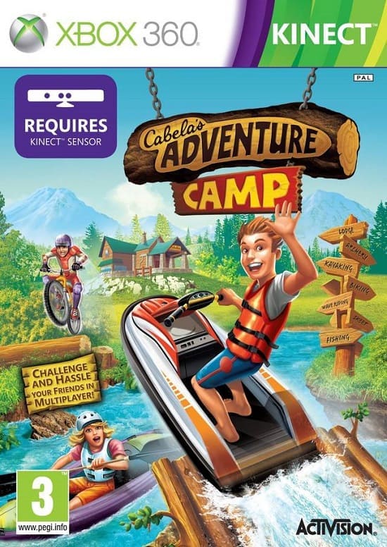 Cabela's Adventure Camp (Xbox 360, АНГЛ, БУ)