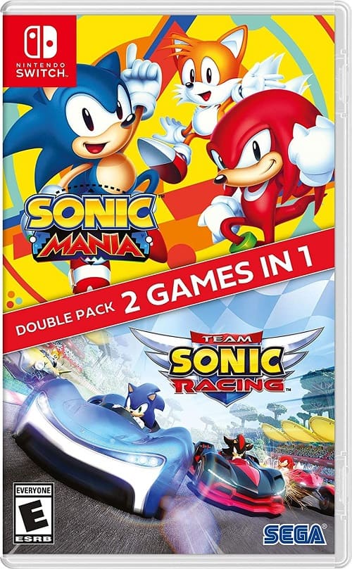 Team Sonic Racing + Sonic Mania (Double Pack) (Nintendo Switch, английская версия)