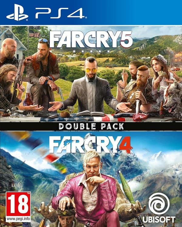 Far Cry 4 (русская) + Far Cry 5 (PS4, английская версия)