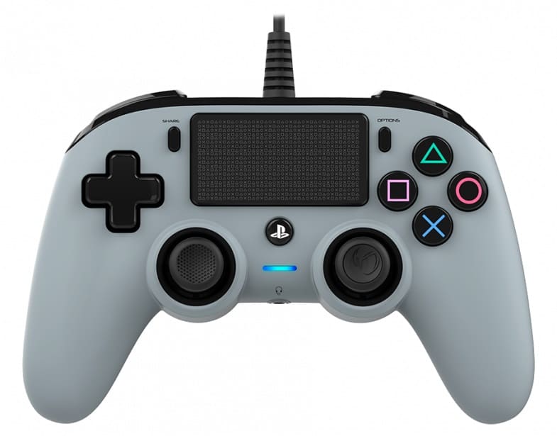 Геймпад проводной Nacon Wired Compact (PS4, PC) серый