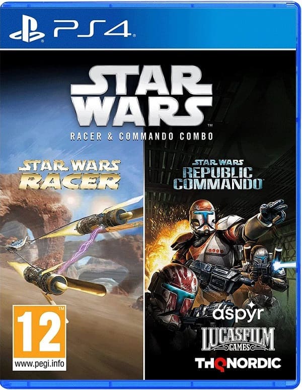 Star Wars Episode 1 Racer & Republic Commando Collection (PS4, АНГЛ, БУ)