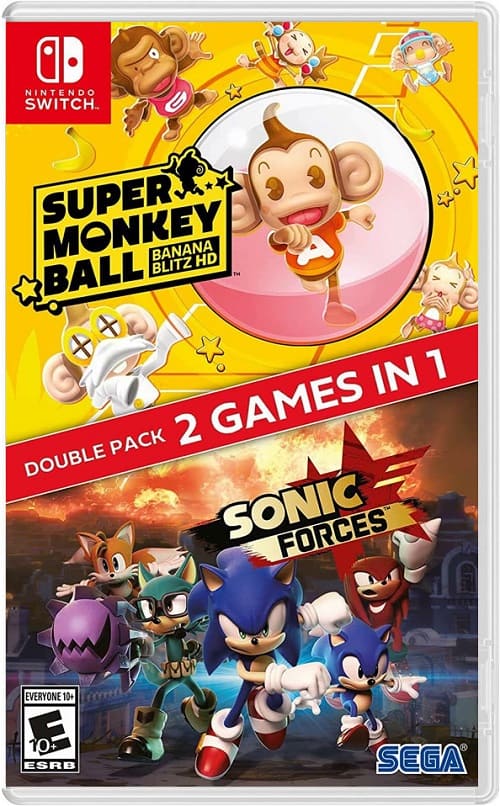 Sonic Forces + Super Monkey Ball: Banana Blitz HD (Nintendo Switch, АНГЛ, БУ) Sonic Forces + Super Monkey Ball: Banana Blitz HD (Nintendo Switch, АНГЛ, БУ)