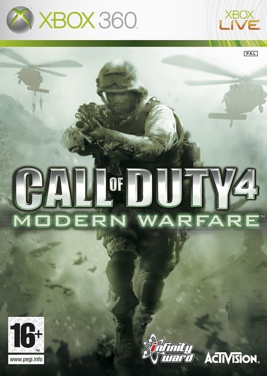 Call of Duty 4: Modern Warfare (Xbox 360, АНГЛ)