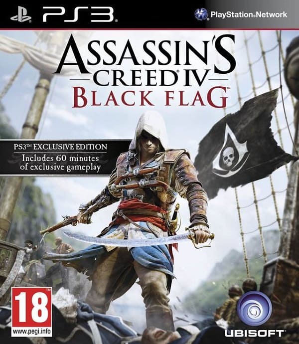 Assassin's Creed IV (4): Чёрный Флаг (Black Flag) (PS3, РУС, БУ)