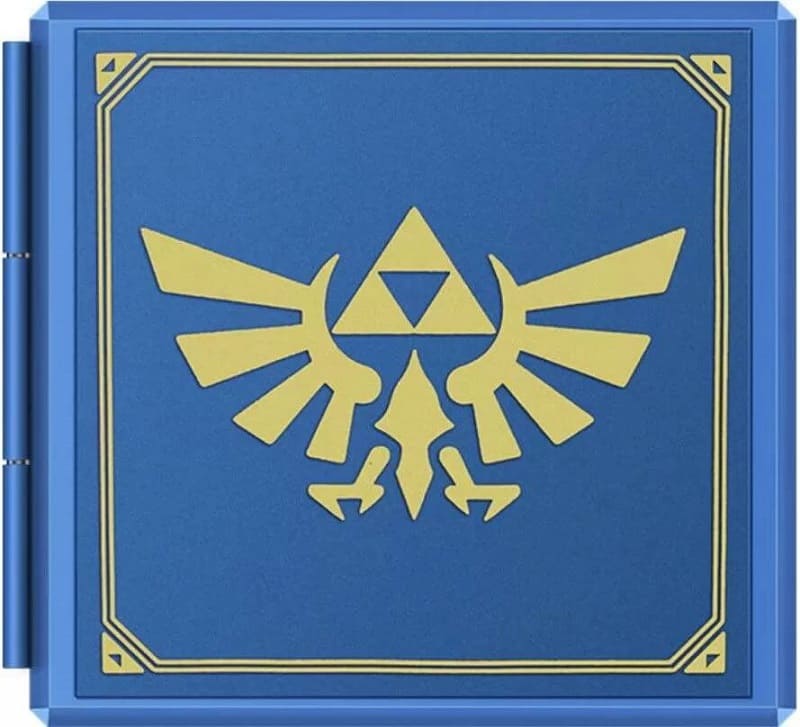 Кейс-футляр для хранения 12 картриджей (игр) Nintendo Switch Premium Game Card Case "Zelda Blue" (NSW-038U) (Switch)