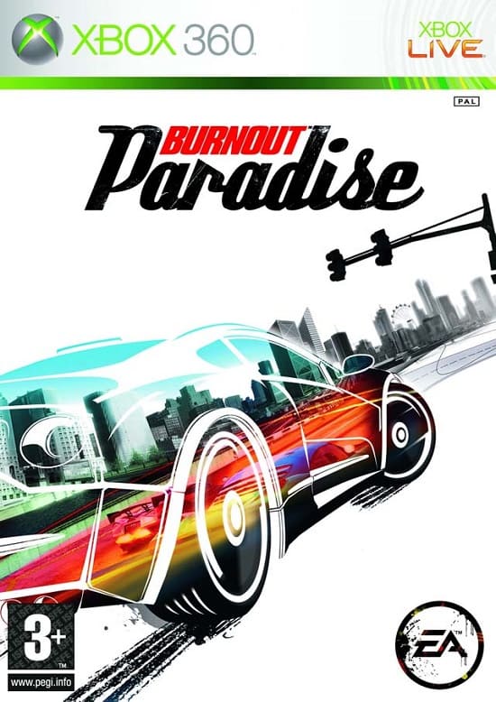 Burnout Paradise (Xbox 360, АНГЛ, БУ)