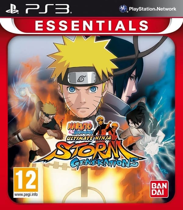 Naruto Shippuden Ultimate Ninja Storm Generations (Essentials) (PS3, английская версия)