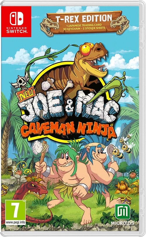New Joe & Mac - Caveman Ninja (Nintendo Switch, русские субтитры, БУ)