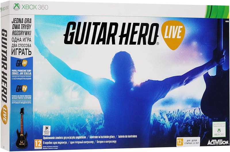 Guitar Hero Live (Контроллер Гитара + игра) (Xbox 360, АНГЛ)