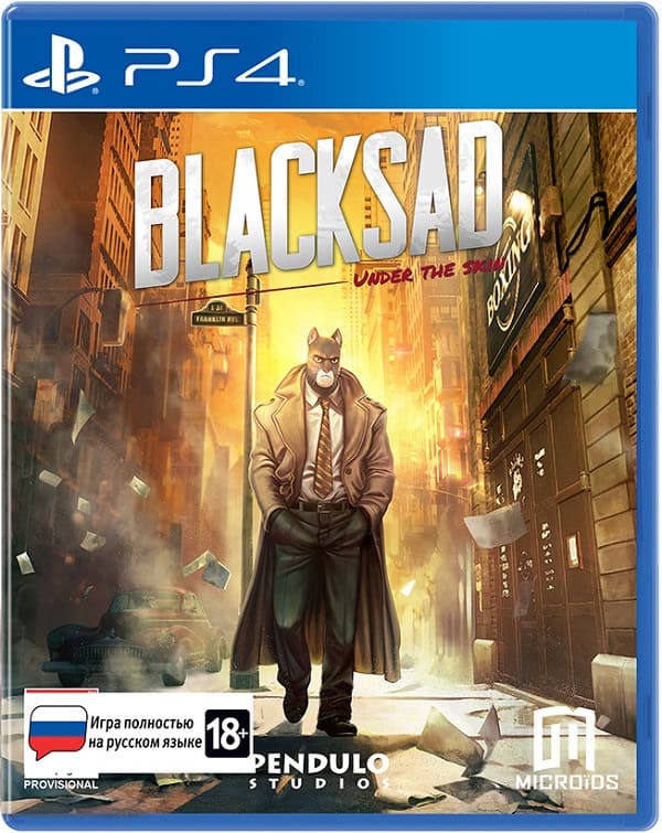 Blacksad: Under The Skin (PS4, РУС, БУ) Blacksad: Under The Skin (PS4, РУС, БУ)