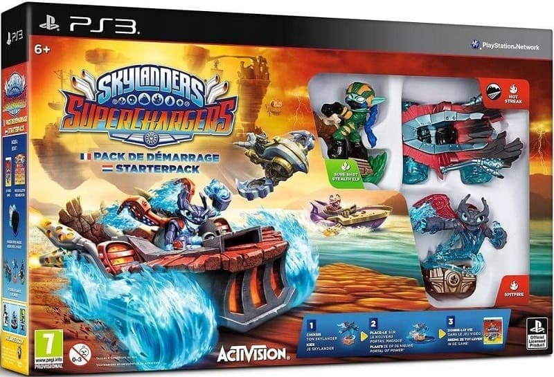 Skylanders SuperChargers Стартовый набор (PS3, АНГЛ, БУ)