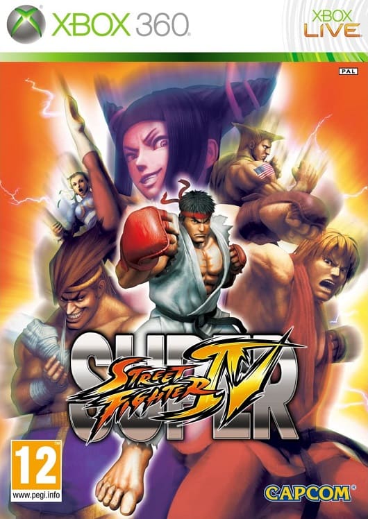 Super Street Fighter IV (4) (Xbox 360, АНГЛ, БУ)