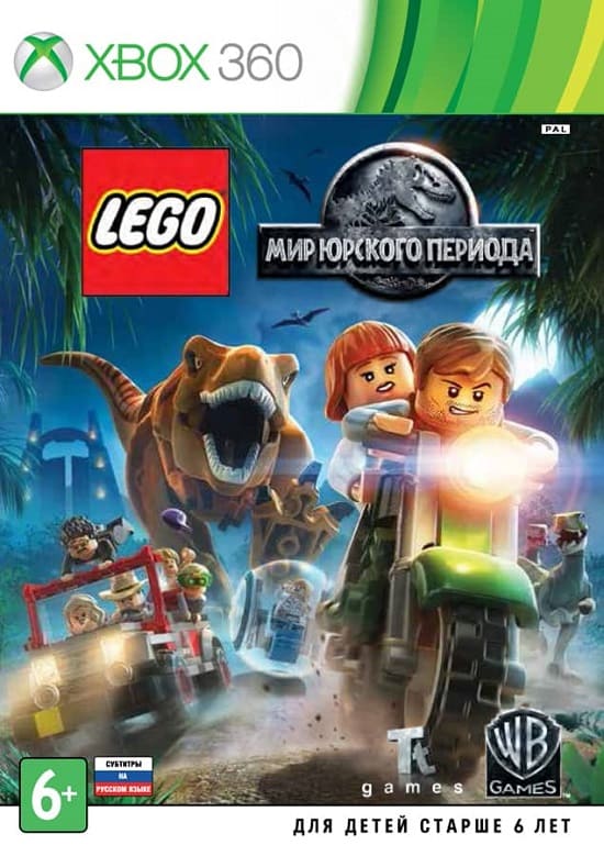 LEGO Мир Юрского Периода (Xbox 360, РУС, БУ)