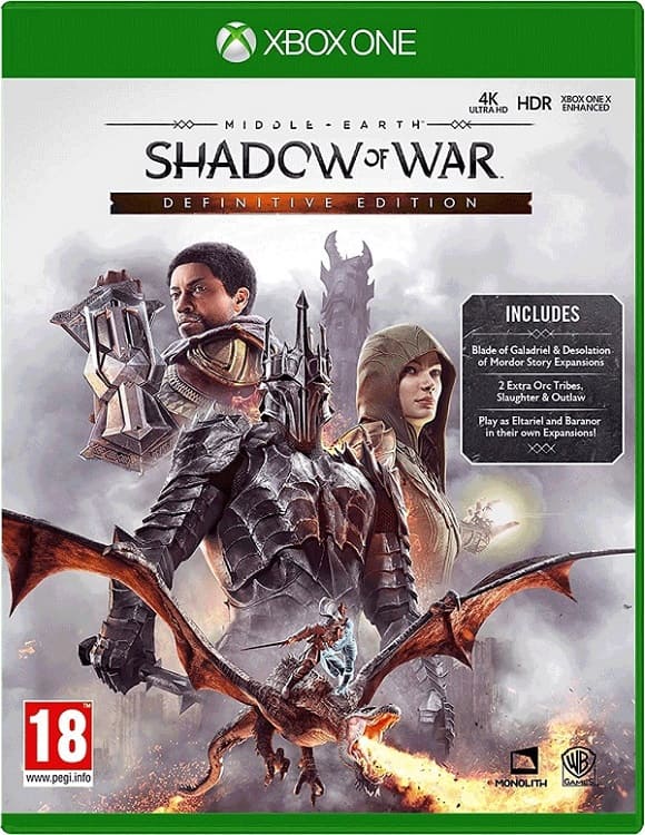 Middle Earth: Shadow of War - Definitive Edition [Xbox One, русские субтитры]