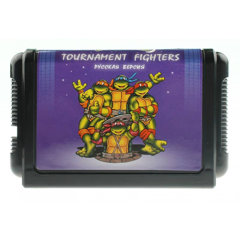 Картридж (16 бит) Turtles Tournament Fighters (рус) (без коробки) для Сеги