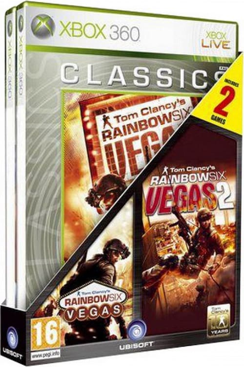 Tom Clancy's Rainbow Six Vegas 1 + 2 (Xbox 360, АНГЛ, БУ)