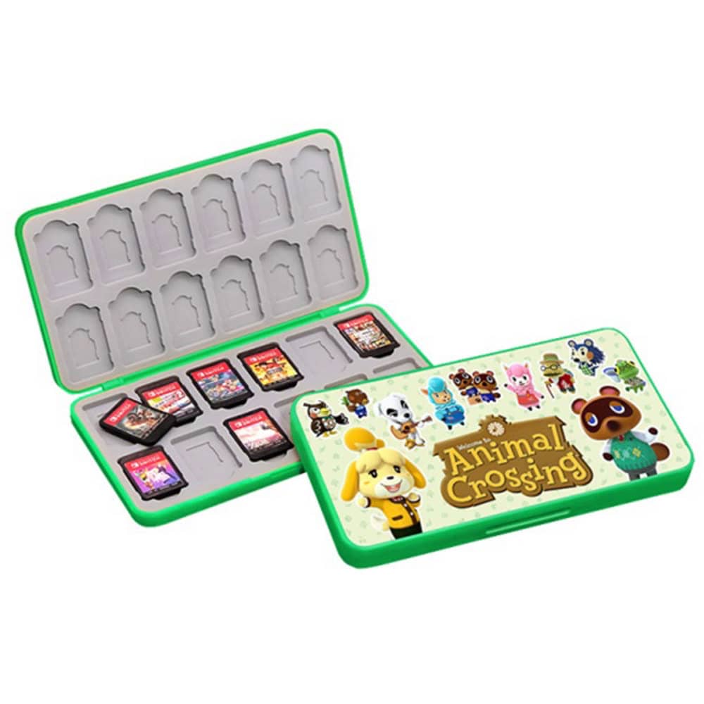 Кейс-футляр для хранения 24 картриджей (игр) Nintendo Switch Premium Game Card Case Animal Crossing Characters
