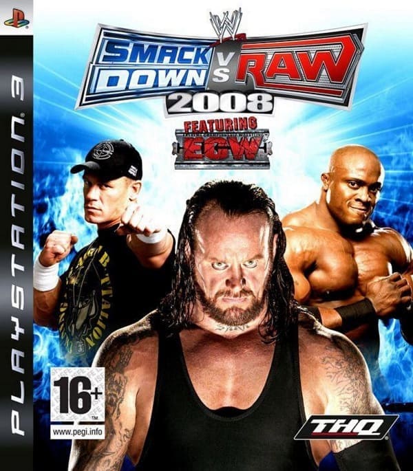 WWE SmackDown vs. Raw 2008 (PS3, АНГЛ, БУ)