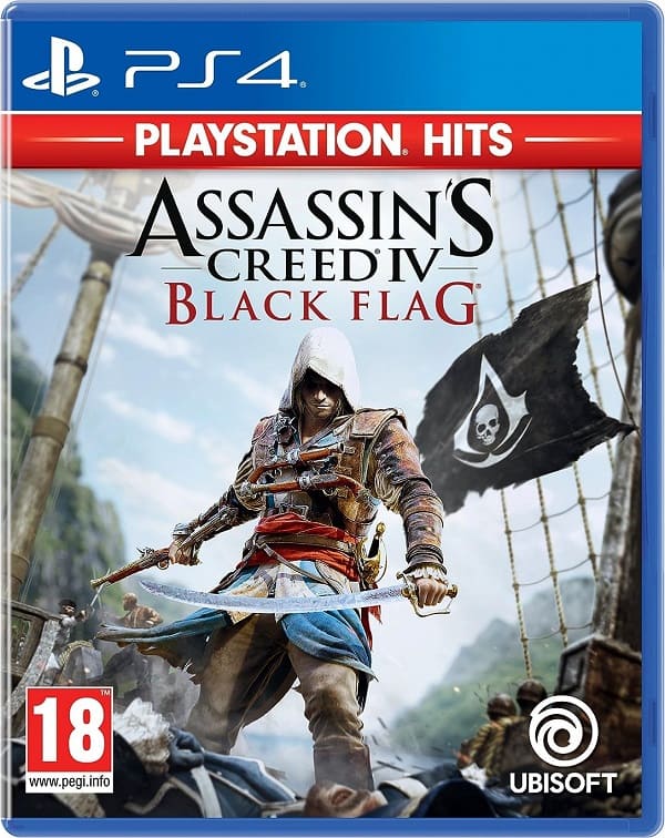 Assassin's Creed IV (4): Черный Флаг (Black Flag) - PlayStation Hits (PS4, русская версия, БУ)