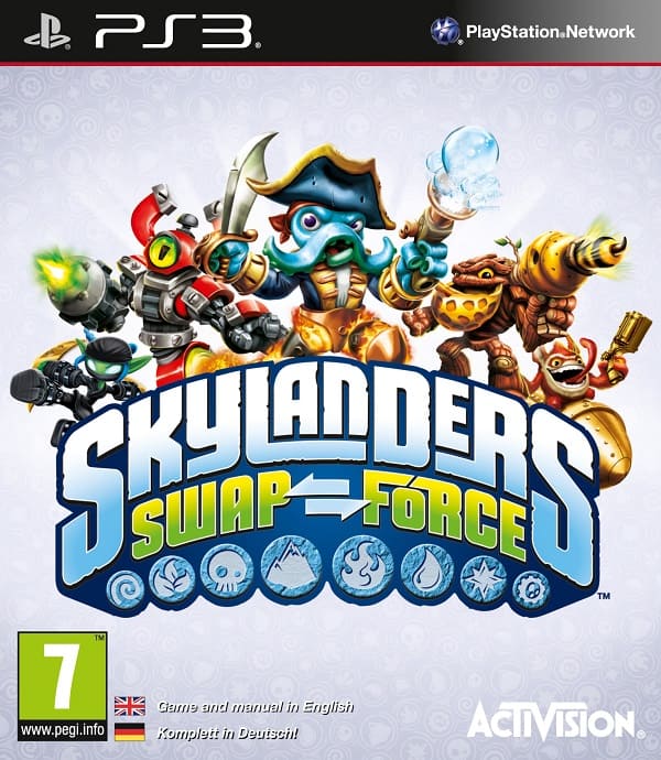 Skylanders: Swap Force (PS3, АНГЛ, БУ) (Только диск, без портала)