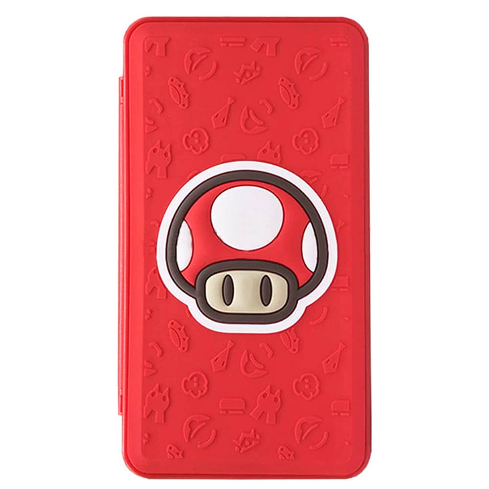 Кейс для хранения картриджей 24 игр Nintendo Switch Premium Game Card Case Super Mario Mushroom