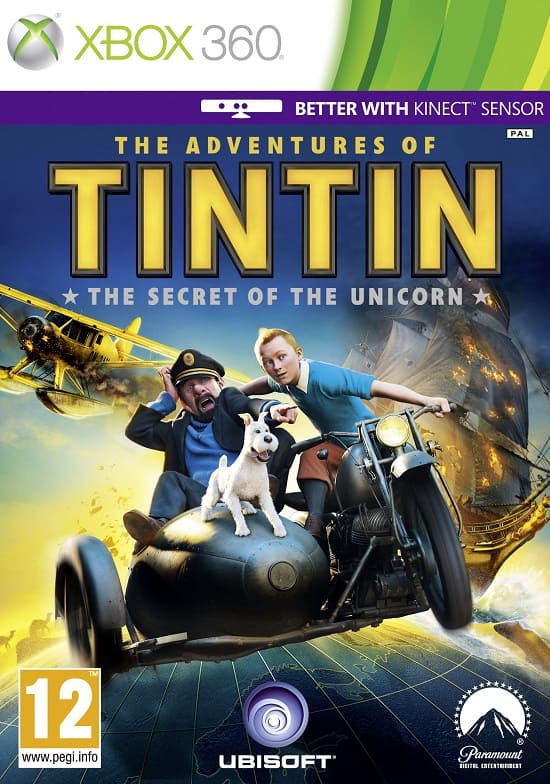 Приключения Тинтина. Тайна Единорога (Xbox 360, РУС, БУ)