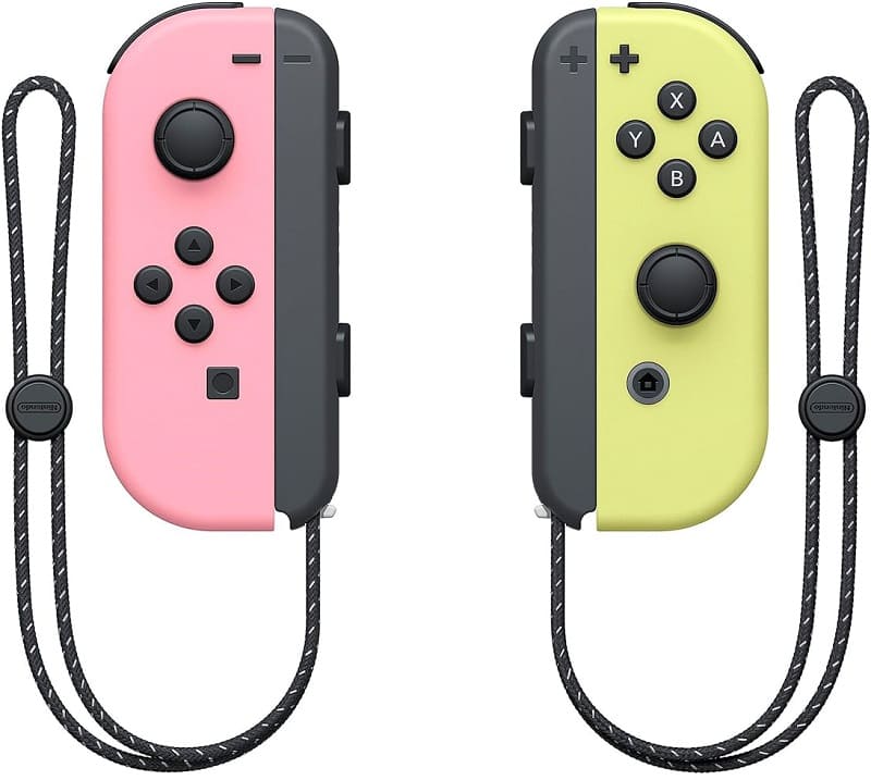 Набор контроллеров Joy-Con для Nintendo Switch (Пастельный Розовый/Пастельный Жёлтый, БУ)