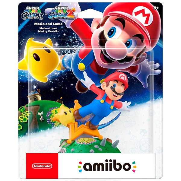 Фигурка Amiibo (Коллекция Super Mario Galaxy) Марио и Люма / Mario and Luma