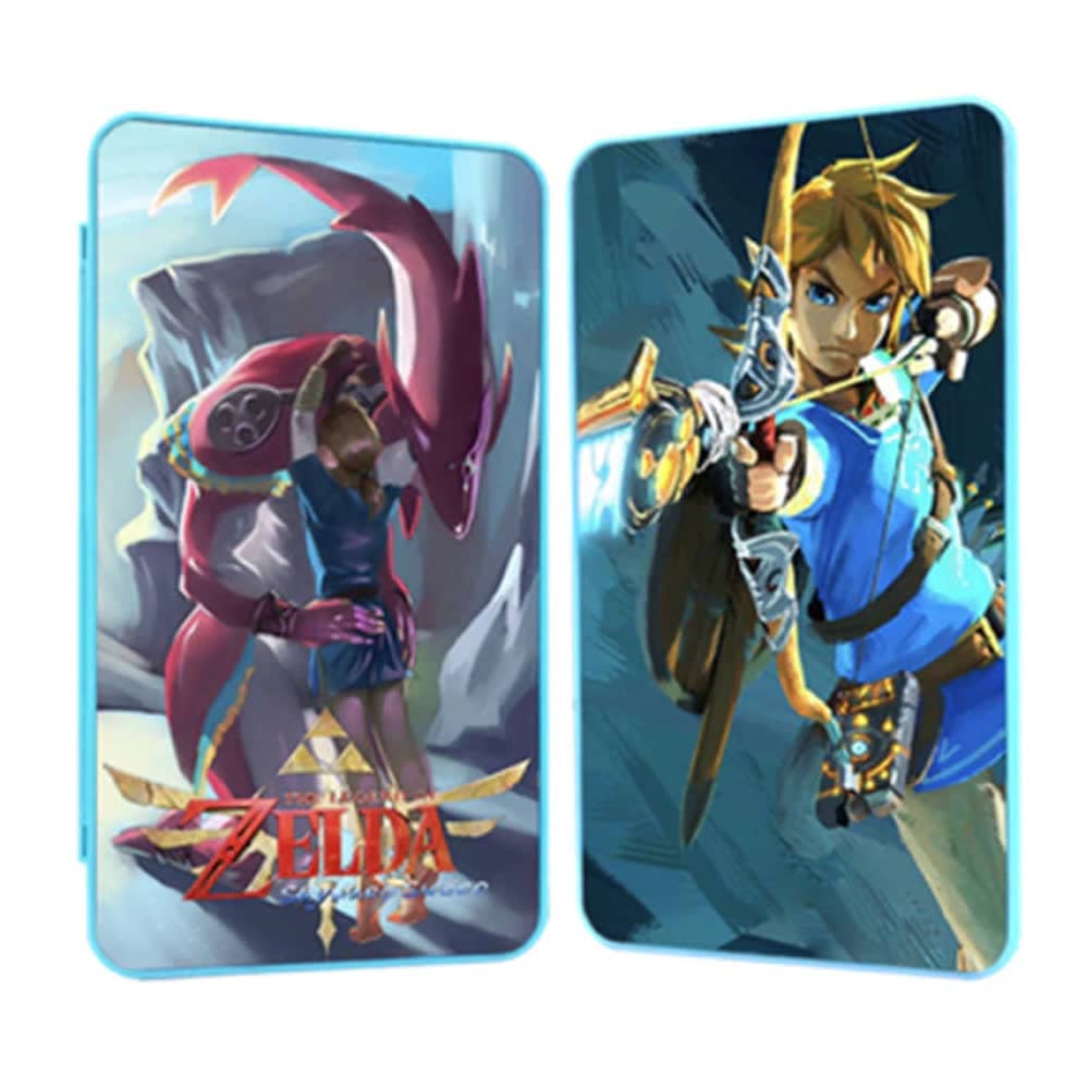 Кейс-футляр для хранения 24 картриджей (игр) Nintendo Switch Premium Game Card Case Zelda (Link & Mipha)